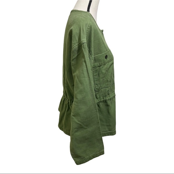 Madewell Claremont drawstring jacket. Size medium. Style AL889. Military… - Picture 9 of 10